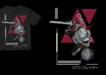 orcbolg goblin slayer t shirt design online