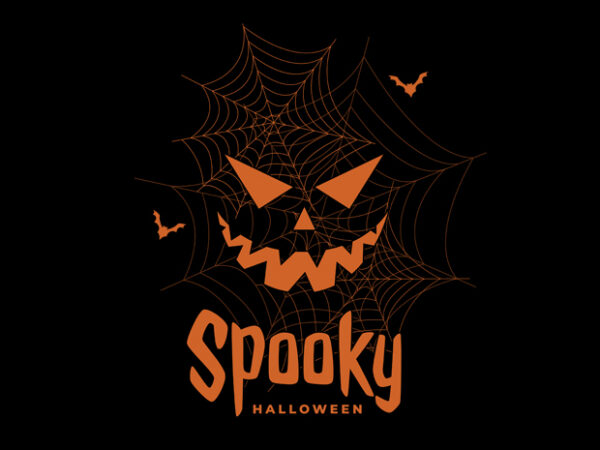 Spooky t shirt template vector