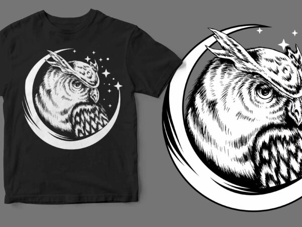 Owl t shirt design online