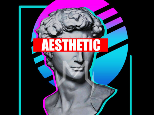 Vaporvae aesthetic t shirt vector art