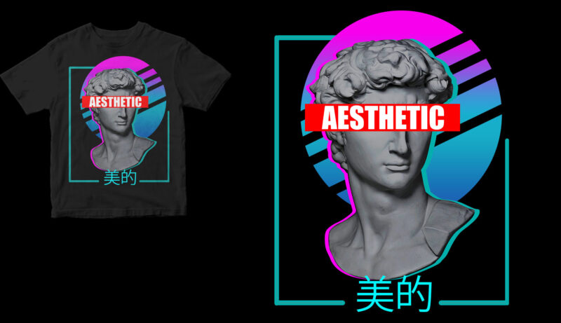 6 vaporwave hight quality design bundles