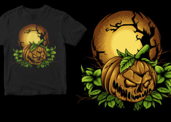 halloween pumkin graphic t shirt