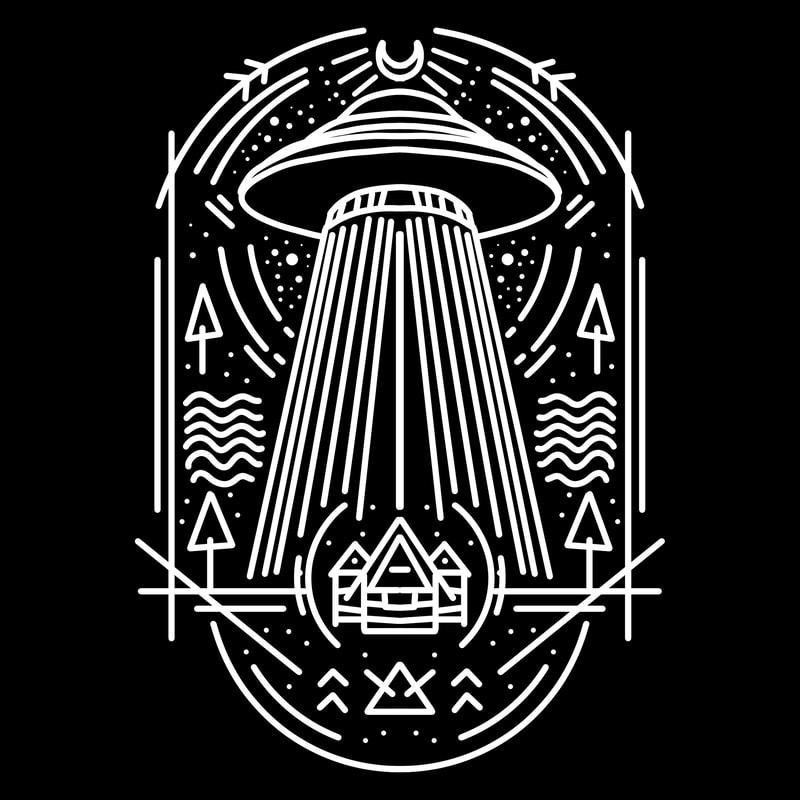 alien abduction tshirt design for sale - Buy t-shirt designs