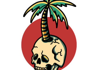 skull palm