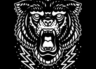 black bear t shirt template