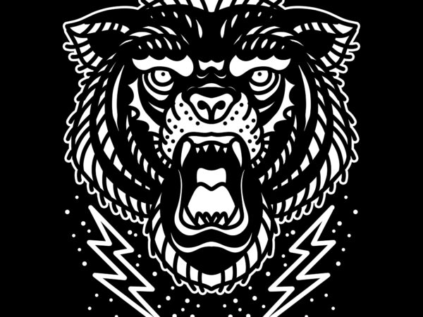 Black bear t shirt template Black bear t shirt template