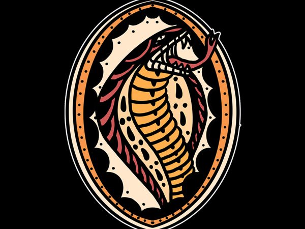 Cobra t shirt vector file