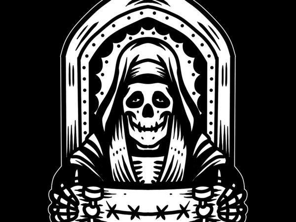 Skate grim t shirt template vector