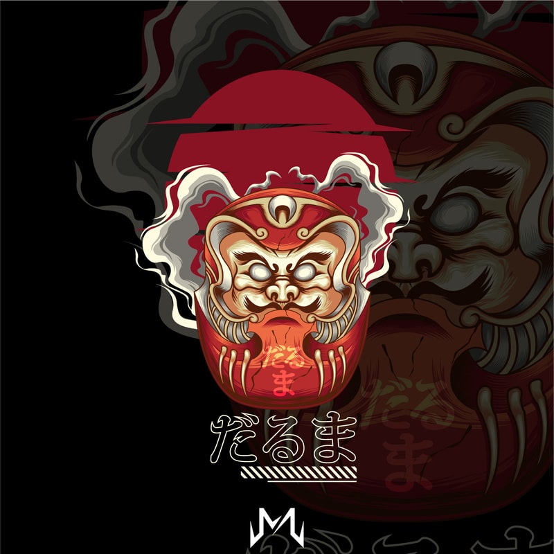 Free Daruma japanese style design