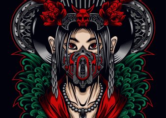 Geisha mask