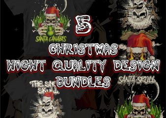 5 christmas hight quality design bundles