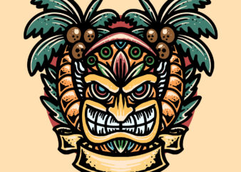tiki holiday t shirt designs for sale