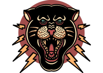 angry panther