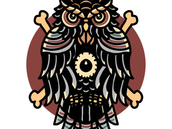 Owl tshirt design for sale