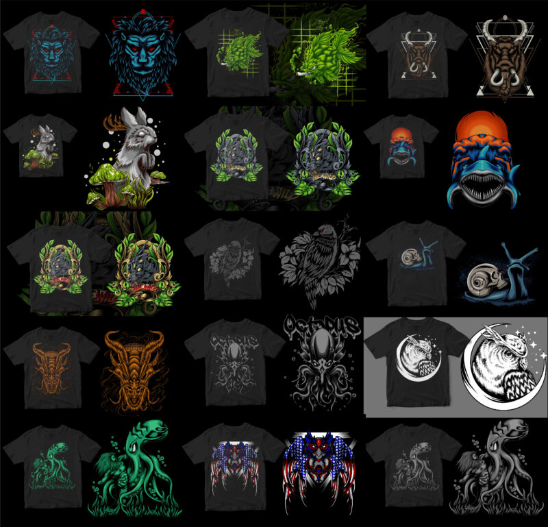 26 animal design bundles - Buy t-shirt designs