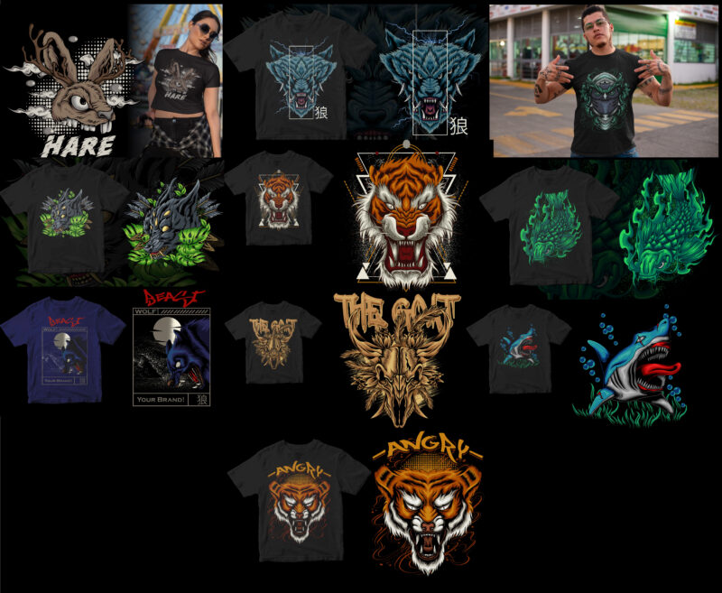 26 animal design bundles - Buy t-shirt designs