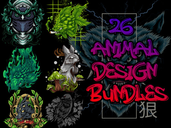 26 animal design bundles
