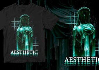 vaporwave aesthetic t shirt vector art