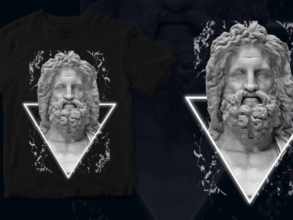 Zeus aesthetic t shirt graphic design