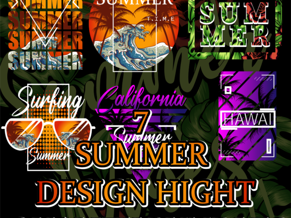 7 summer design hight quality bundles