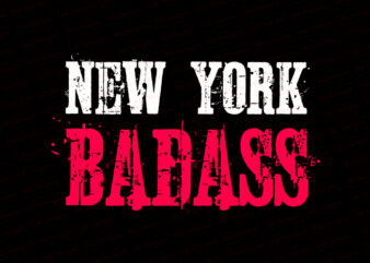 New york badass T-Shirt Design