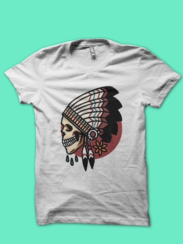 Halloween Shirt Skull Shirt Native American Skull Sweatshirt Dark Shirt Skull Apparel Scary Shirt
