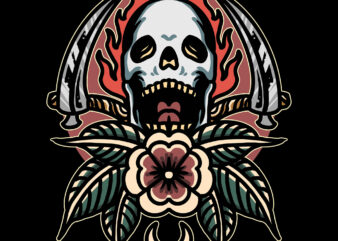 raging skull