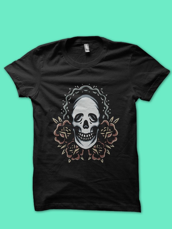 rose skull