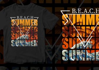 summer2 t shirt template vector