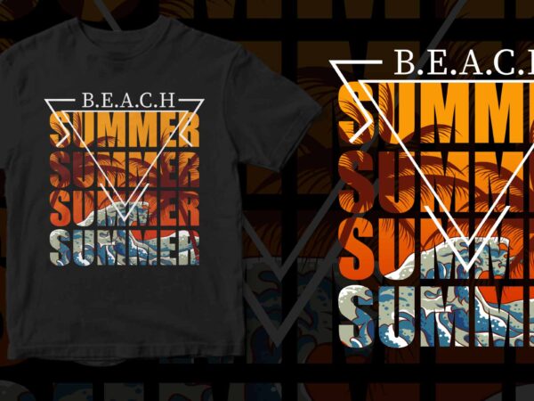 Summer2 t shirt template vector
