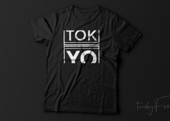 Tourist City of Japan Capital Tokyo Design Men T Shirt TOKYO Print Men’s T-shirts Short Top&Tee