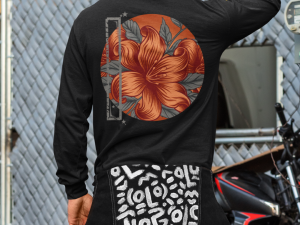 Flower t shirt graphic design