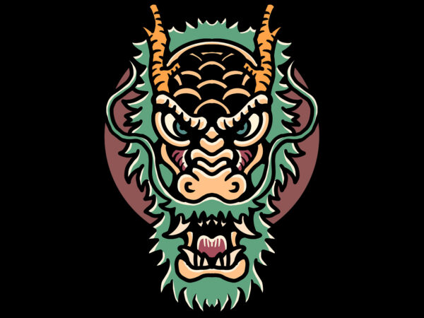 Dragon t-shirt design for sale