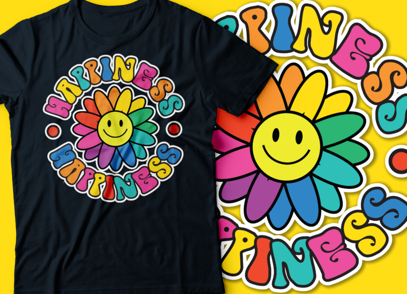happiness happiness psychedelic flower smiling