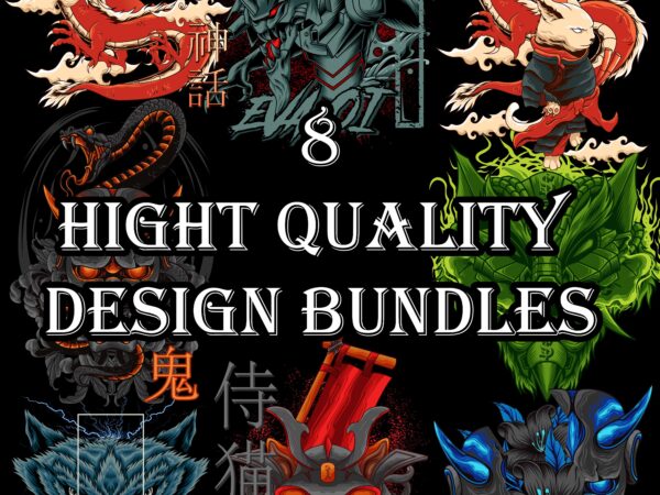 8 hight quality design bundles