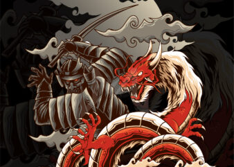 samurai ronin dragon