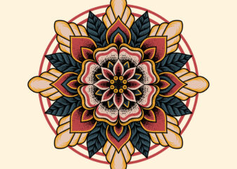 Mandala ilustration design