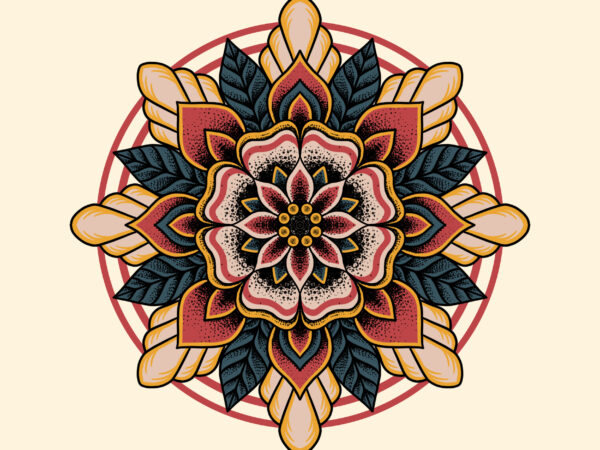 Mandala ilustration design