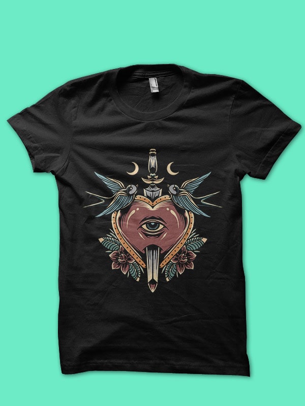 the watcher heart design for sale