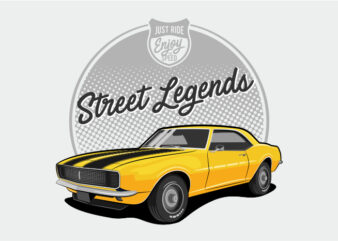 Muscle Car Yellow – Street Performance