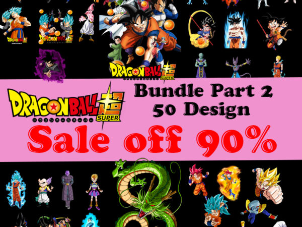 Dragonball super bundle 2, anime png, son goku png, beerus png, whis png, frieza png, vegeta png, majin buu png, jiren png digital download, instant download t shirt vector illustration