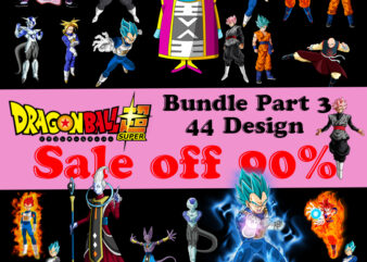 Dragonball Super Bundle, Anime PNG, Son Goku PNG, Beerus PNG, Whis Png, Frieza PNG, Vegeta PNG, Majin Buu PNG, Jiren PNG Digital Download, Instant Download