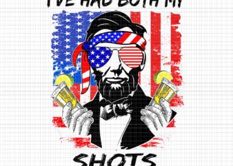 I’ve Had Both My Shots Lincoln PNG, 4th of July Abraham Lincoln PNG, I’ve Had Both My Shots 4th of July Flag, Abraham Lincoln png, 4th of July vector