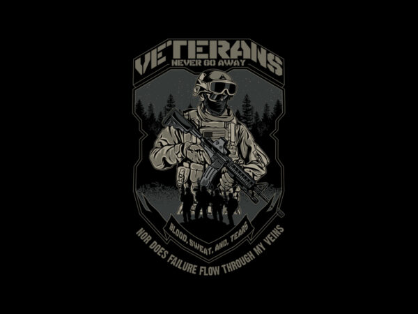 Veterans t shirt vector art