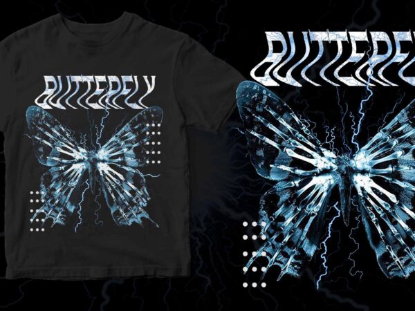 Butterfly streetwear design