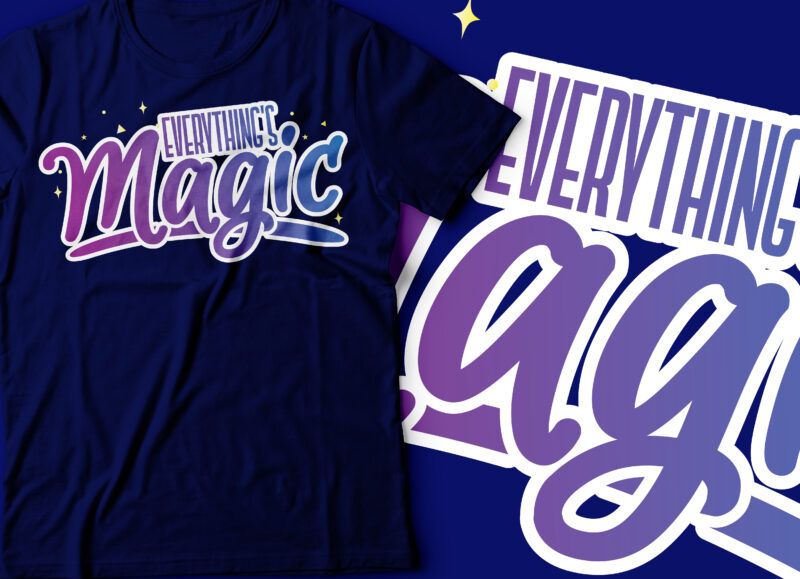 everything is magic typography design