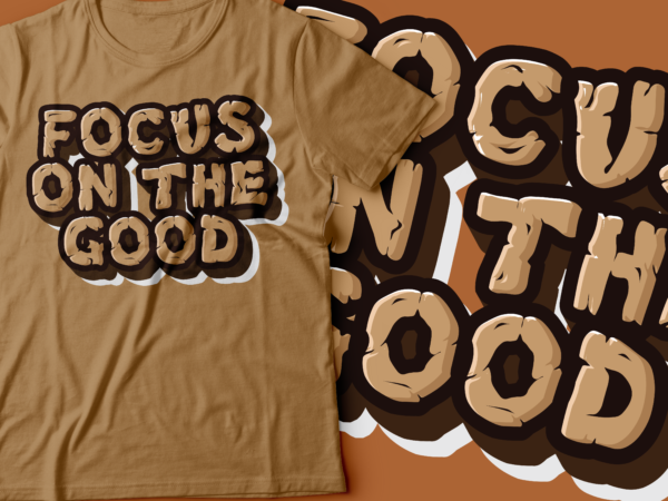 Focus on the good typography design