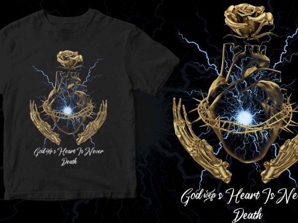 God’s heart t shirt design template