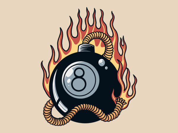 Hot bomb graphic t shirt