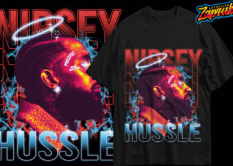 Nipsey Hussle hiphop streetwear tshirt design